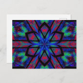 LOTUS IN GLOW 7 POSTKARTE (Vorne/Hinten)