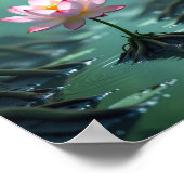 Lotus in Mud Poster (Ecke)