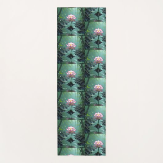 Lotus in Mud Yogamatte (Vorderseite)