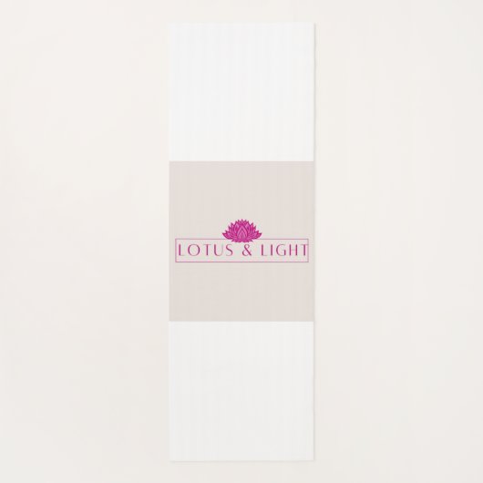 Lotus in Mud Yogamatte (Rückseite)