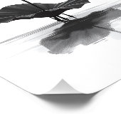 Lotus in Stille Fotodruck (Ecke)