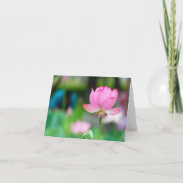 Lotus Jeden Anlaß Notecard Dankeskarte