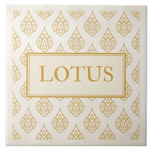Lotus-Kachel Fliese (Vorderseite)