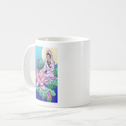 Lotus Kaffeetasse (Vorderseite Links)