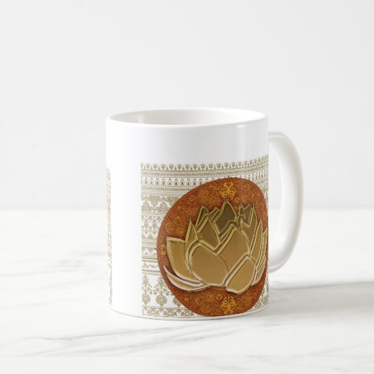 Lotus Kaffeetasse (VorderseiteRechts)