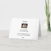 Lotus Karte (Rückseite)