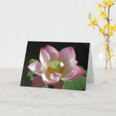Lotus Karte (Gelbe Blume)