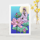 Lotus Karte (Gelbe Blume)