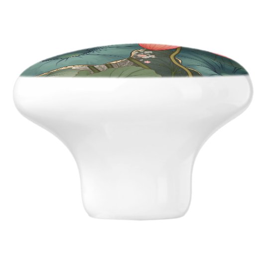 Lotus Keramikknauf (Seitenansicht)