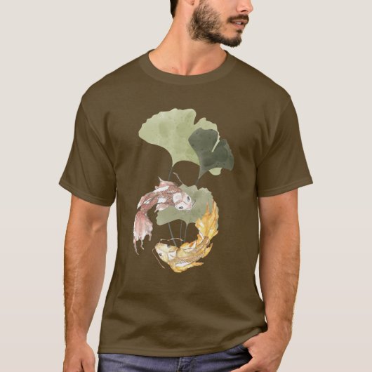 Lotus Koi Fish T - Shirt (Vorderseite)