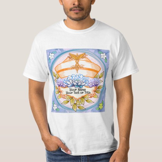 Lotus-Krankenpflegerkappe T-Shirt (Vorderseite)