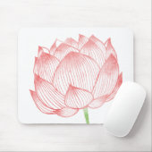 Lotus-Kunst Mousepad (Mit Mouse)