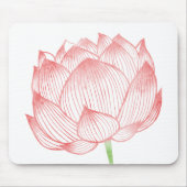 Lotus-Kunst Mousepad (Vorne)