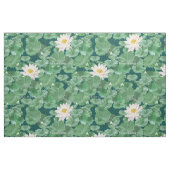 Lotus Lagoon Muster - Der weiße Lotus Stoff (Fat Quarter (45,7 x 55,9 cm))