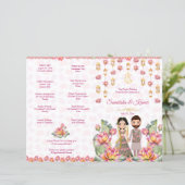 Lotus lanterns Indian Hochzeitsrituals Programm (Stehend Vorderseite)