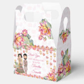 Lotus lanterns Indian Mehndi personalisiert Geschenkschachtel (Geöffnet)