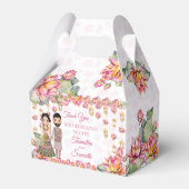 Lotus lanterns Indian Mehndi personalisiert Geschenkschachtel (Vorderseite)