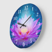 Lotus Large Clock Große Wanduhr (Winkel)