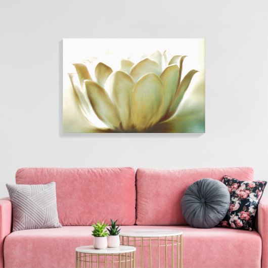Lotus Leinwanddruck (Insitu (Wohnzimmer))