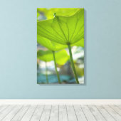 Lotus Leinwanddruck (Insitu (Holzboden))