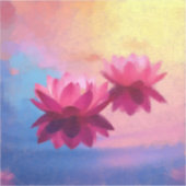 Lotus Liebe Aufkleber (Vorderseite)