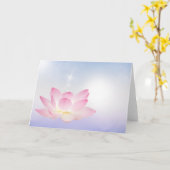Lotus-Liebe Karte (Gelbe Blume)