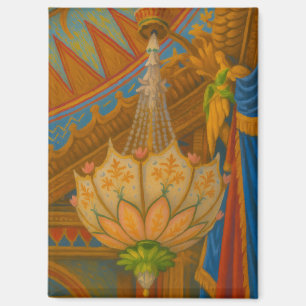 Lotus Light - Royal Pavilion Kronleuchter Print Magnet
