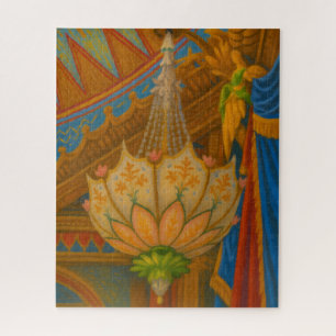 Lotus Light - Royal Pavilion Kronleuchter Print Puzzle
