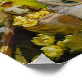 Lotus Lilies | Charles Courtney Curran Poster (Ecke)