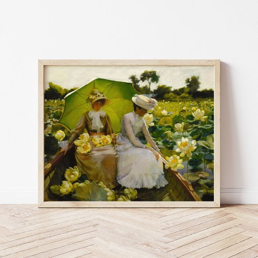 Lotus Lilies | Charles Courtney Curran Poster