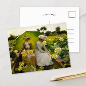 Lotus Lilies | Charles Courtney Curran Postkarte
