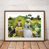 Lotus Lilies Charles Curran Landscape Poster