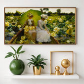 Lotus Lilies, Charles Curran Poster