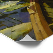 Lotus Lilies, Charles Curran Poster (Ecke)