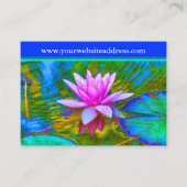 Lotus Lily Blume - Yoga Studio, Wellness-Center, S Visitenkarte (Vorderseite)