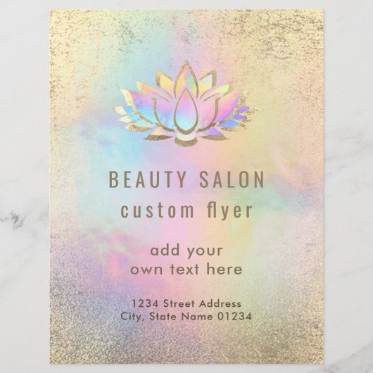 Lotus-Logo-Design Flyer (Vorne)