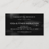 Lotus-Logo für die Blume Yoga Visitenkarte (Rückseite)