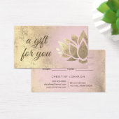 Lotus Logo-Geschenkkarte (Schreibtisch)