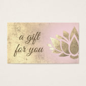 Lotus Logo-Geschenkkarte (Vorderseite)