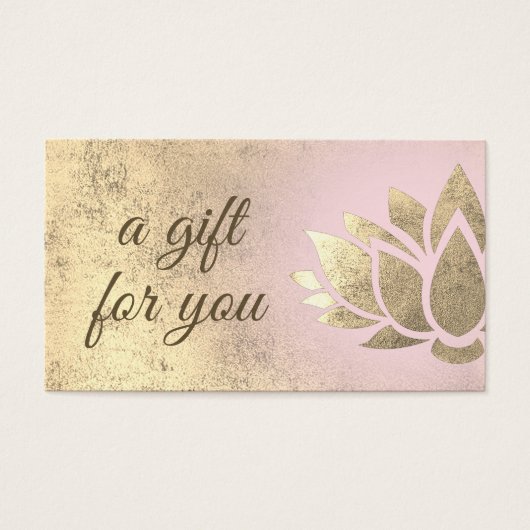 Lotus Logo-Geschenkkarte (Vorderseite)