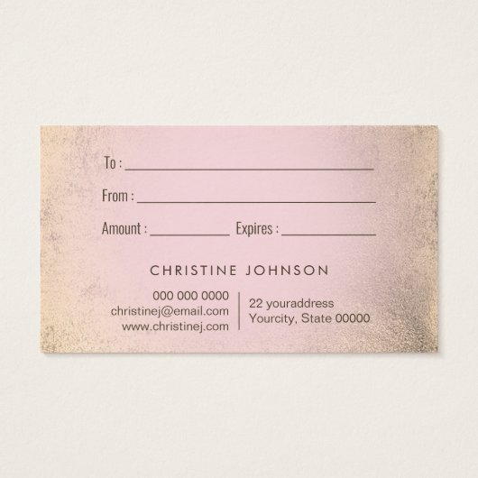 Lotus Logo-Geschenkkarte (Rückseite)