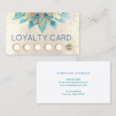 Lotus-Logo-Loyalkarte Visitenkarte (Vorne/Hinten)