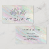 Lotus Logo Visitenkarte (Vorne/Hinten)