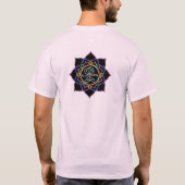 Lotus-Long-Sleeve-T - Shirt für Männer [grau] (Rückseite)