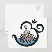 Lotus Lover Yoga Postkarte (Vorne/Hinten)