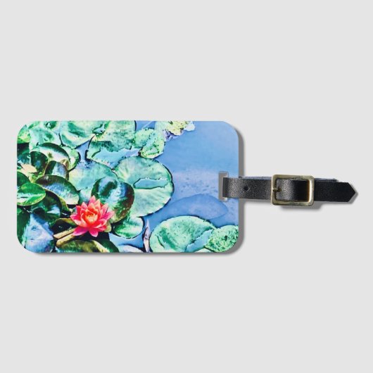 Lotus Luggage Tag Gepäckanhänger (Vorderseite (Horizontal))