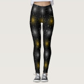 Lotus Luminal Floral Muster Leggings (Vorderseite)