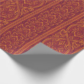 Lotus Luxe TapestPattern - Der weiße Lotus Geschenkpapier (Ecke)