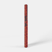 Lotus Luxe TapestPattern - Der weiße Lotus Samsung Galaxy Hülle (Rechte Seite)