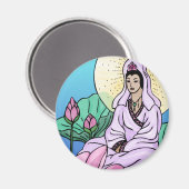 Lotus Magnet (Vorderseite/Rückseite)